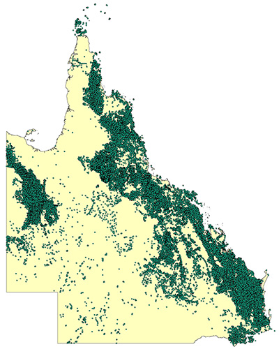 Distribution of geological observation sites (including legacy data sites) in GRDB database