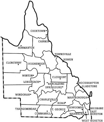 Map of branding districts