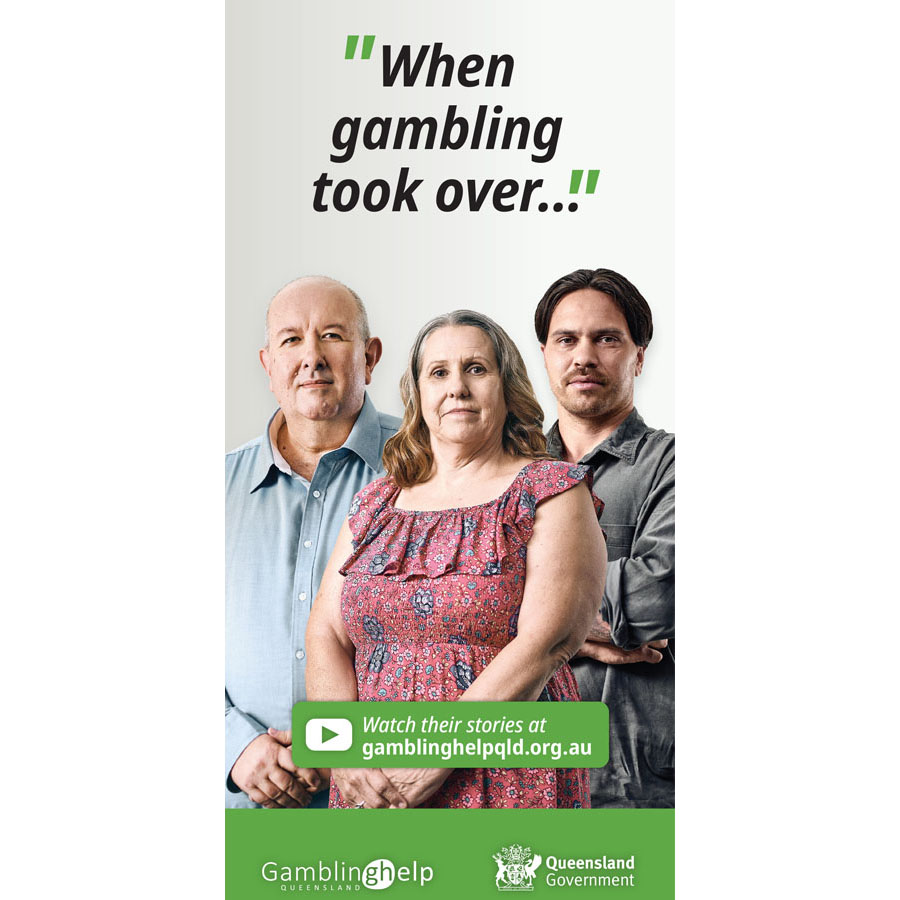 Front face of When gambling took over brochure