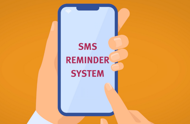 SMS reminder service for employers