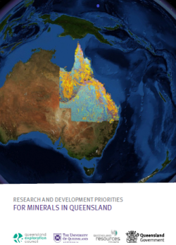 Cover of the report Research and development priorities for minerals in Queensland