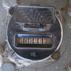 Dial of the Davies Shepherd meter